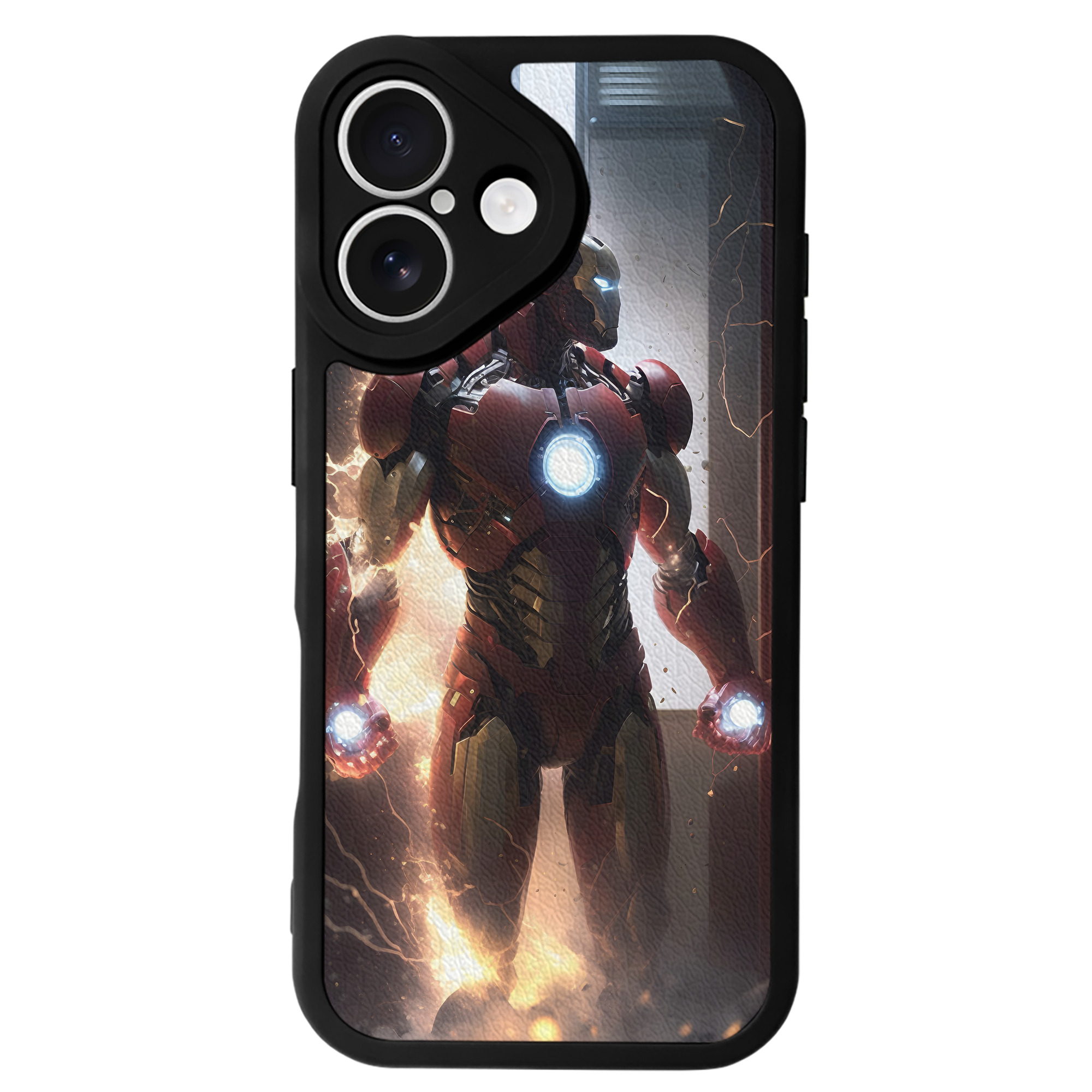 （画像用） アベンジャーズ The Avengers 【iPhone 16シリーズ対応】シリコンスマホケース（レザー調） 材質：シリコン
